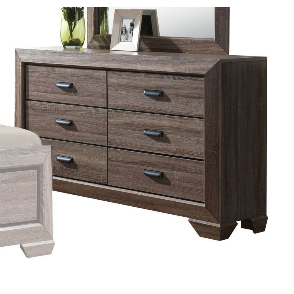 Lyndon - Dresser - Weathered Gray Grain - Urban Living Furniture (Los Angeles, CA)
