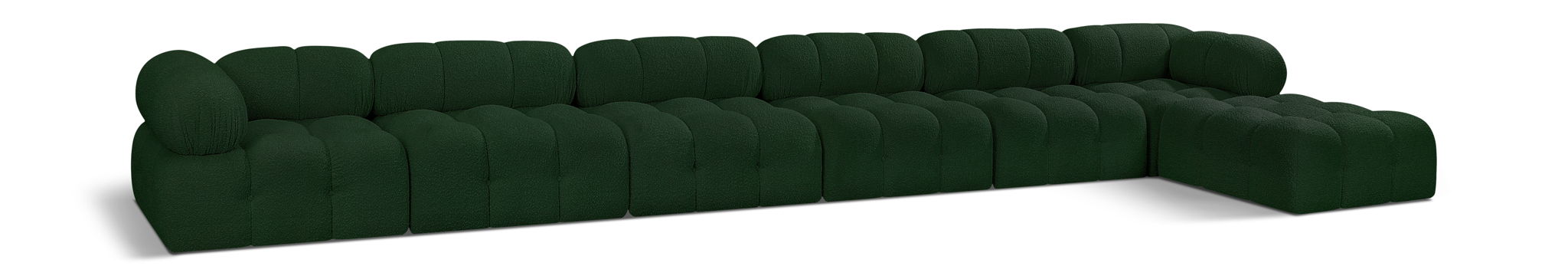 Ames - 7 Piece Boucle Fabric Modular L-Shaped Sectional - Urban Living Furniture (Los Angeles, CA)