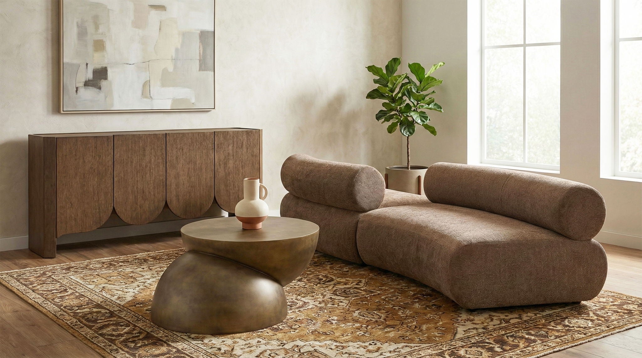 Bale - 2 Piece Curved Modular Sofa - Urban Living Furniture (Los Angeles, CA)
