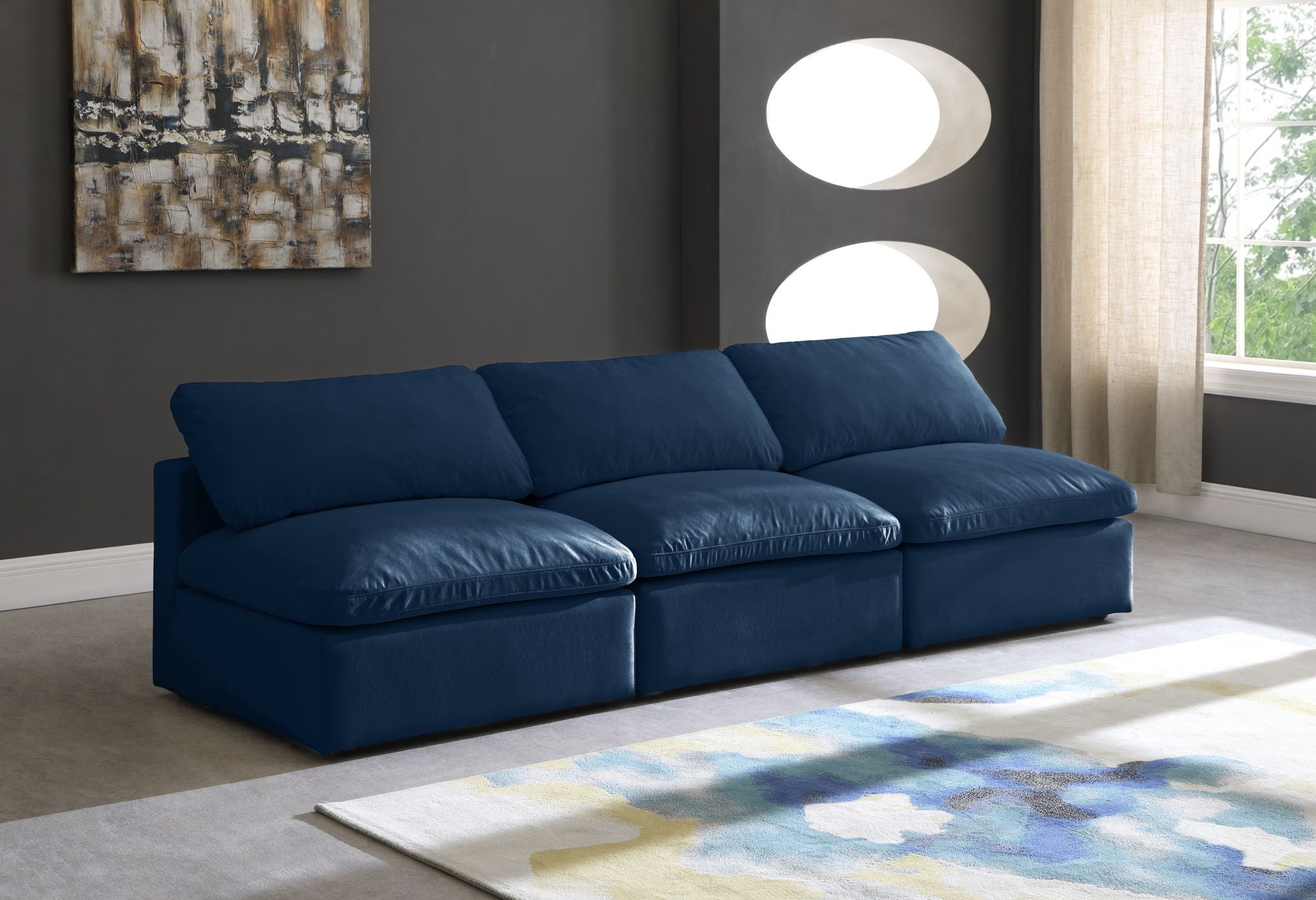 Plush - Modular Armless 3 Seat Sofa - Urban Living Furniture (Los Angeles, CA)