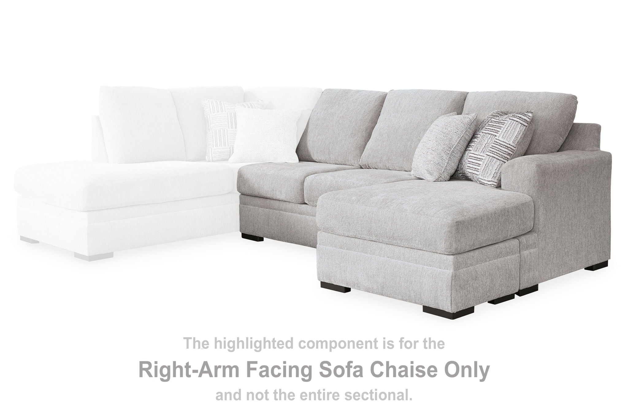 Gabyleigh - Nickel - Raf Sofa Chaise - Urban Living Furniture (Los Angeles, CA)