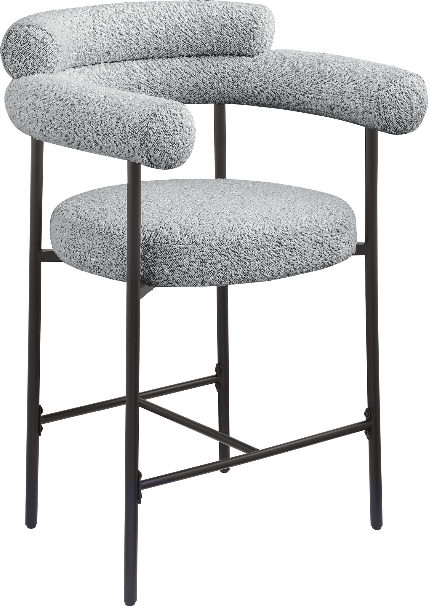 Blake - Counter Stool With Black Base (Set of 2) - Urban Living Furniture (Los Angeles, CA)