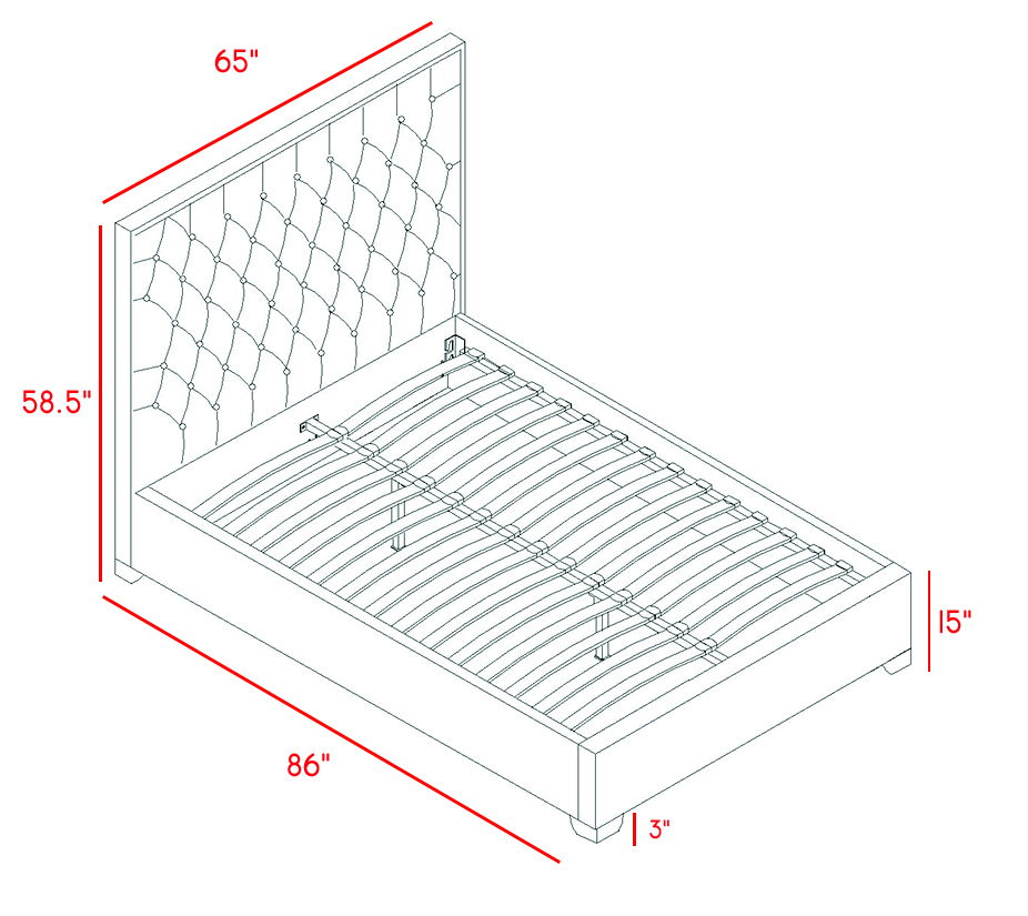Lexi - Bed - Urban Living Furniture (Los Angeles, CA)