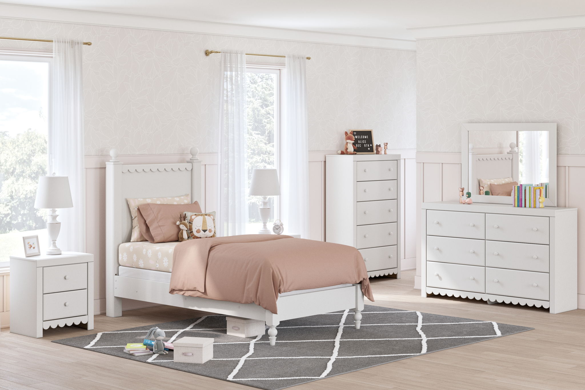 Mollviney - Panel Bedroom Set - Urban Living Furniture (Los Angeles, CA)