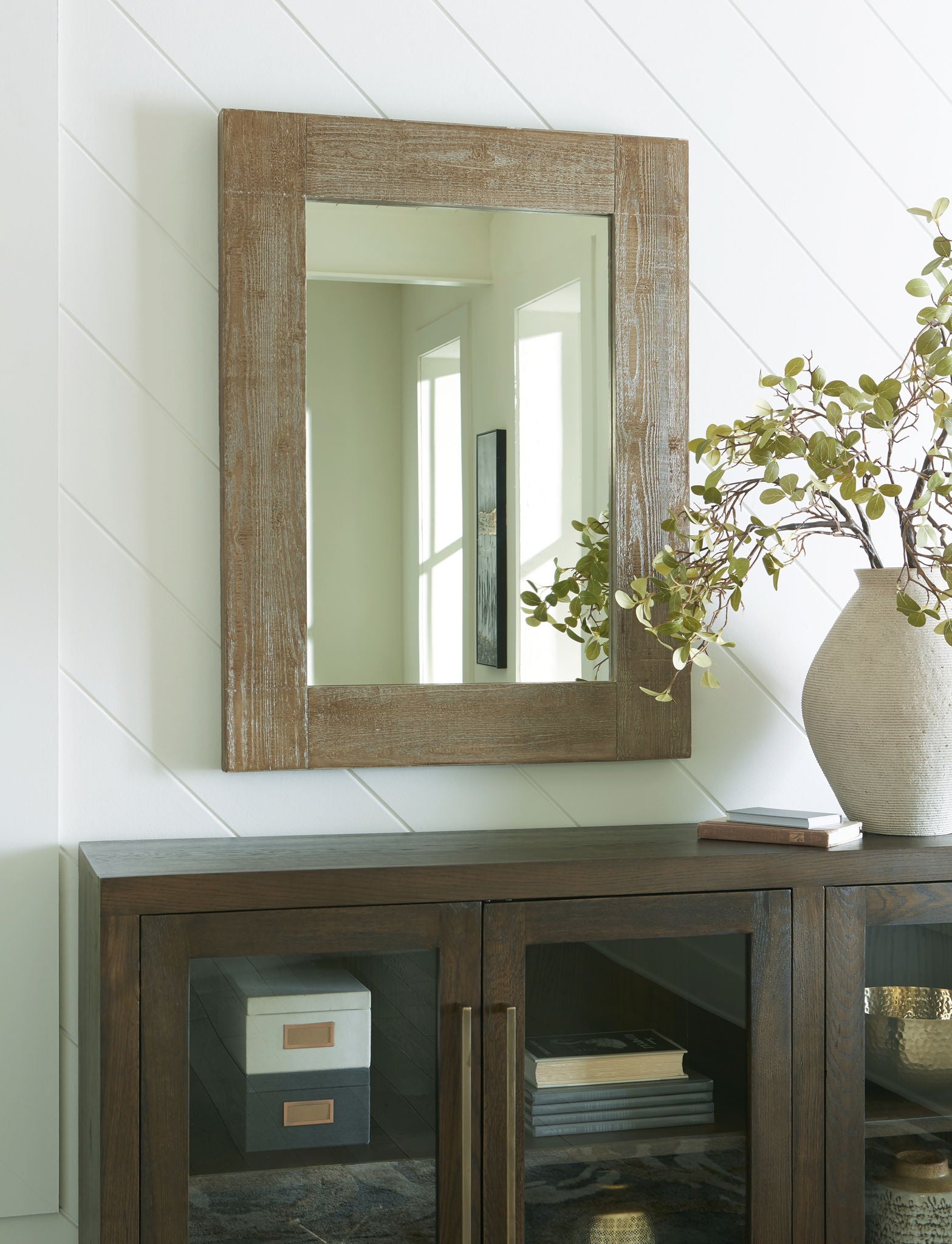 Waltleigh - Distressed Brown - Accent Mirror - Urban Living Furniture (Los Angeles, CA)