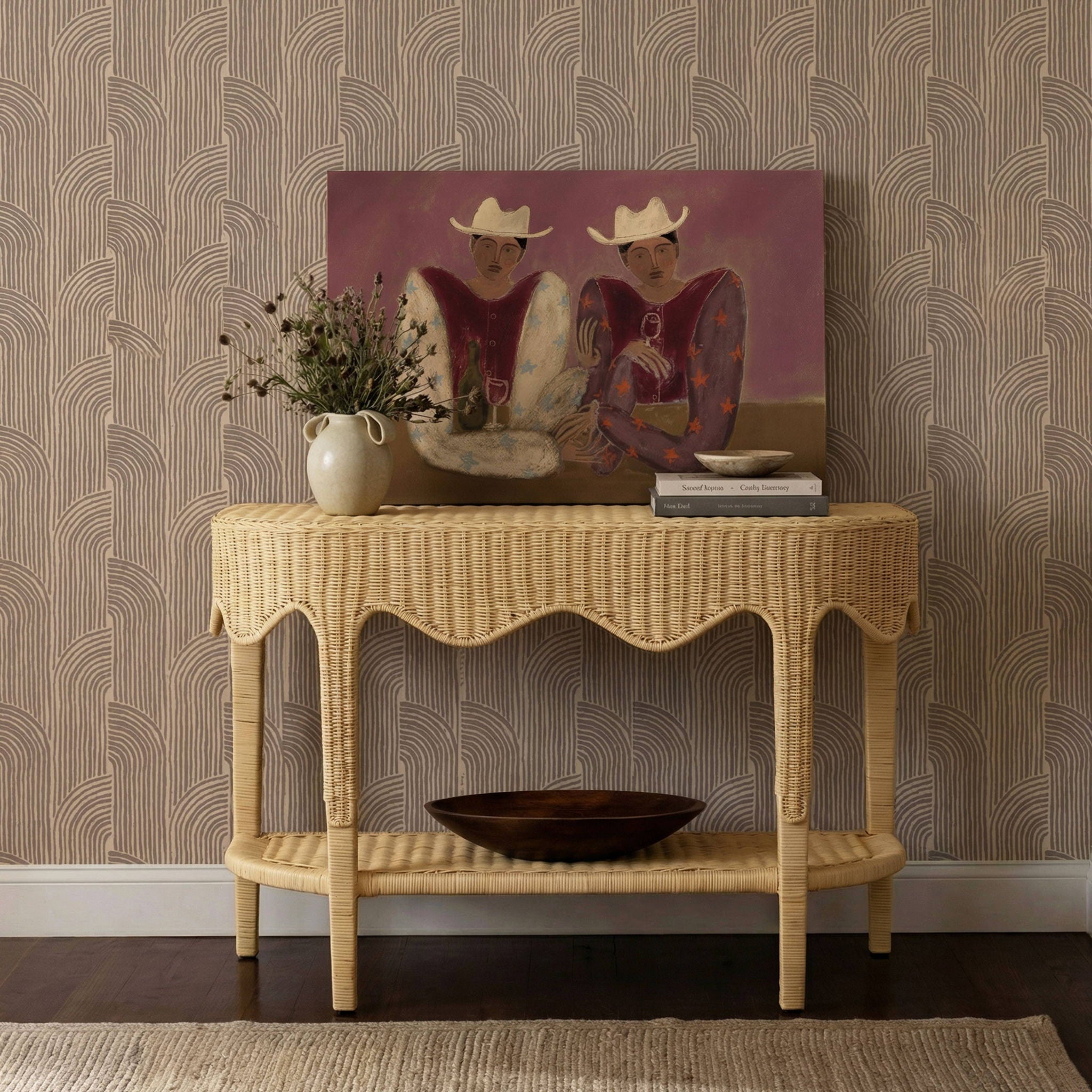 Sally - Rattan Console Table - Natural - Urban Living Furniture (Los Angeles, CA)