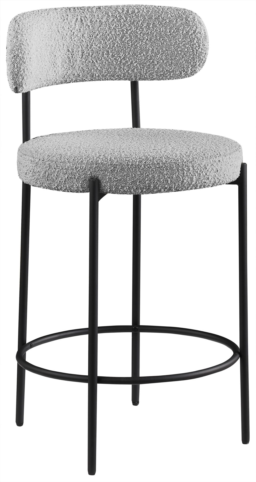 Beacon - Boucle Fabric Stool (Set of 2) - Urban Living Furniture (Los Angeles, CA)