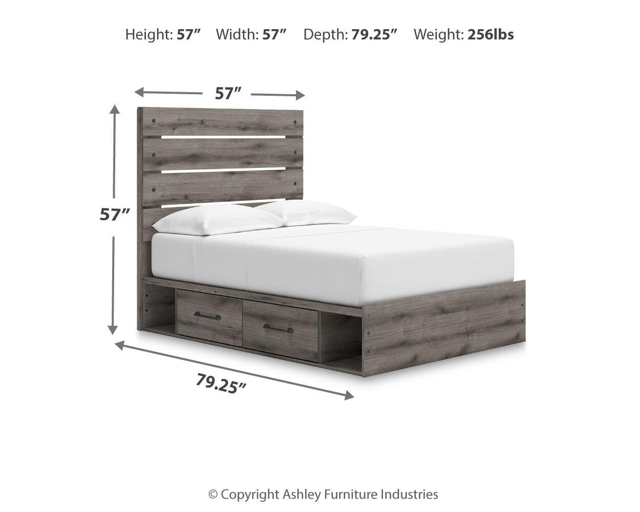Graystorm - Panel Bed With Storage - Urban Living Furniture (Los Angeles, CA)