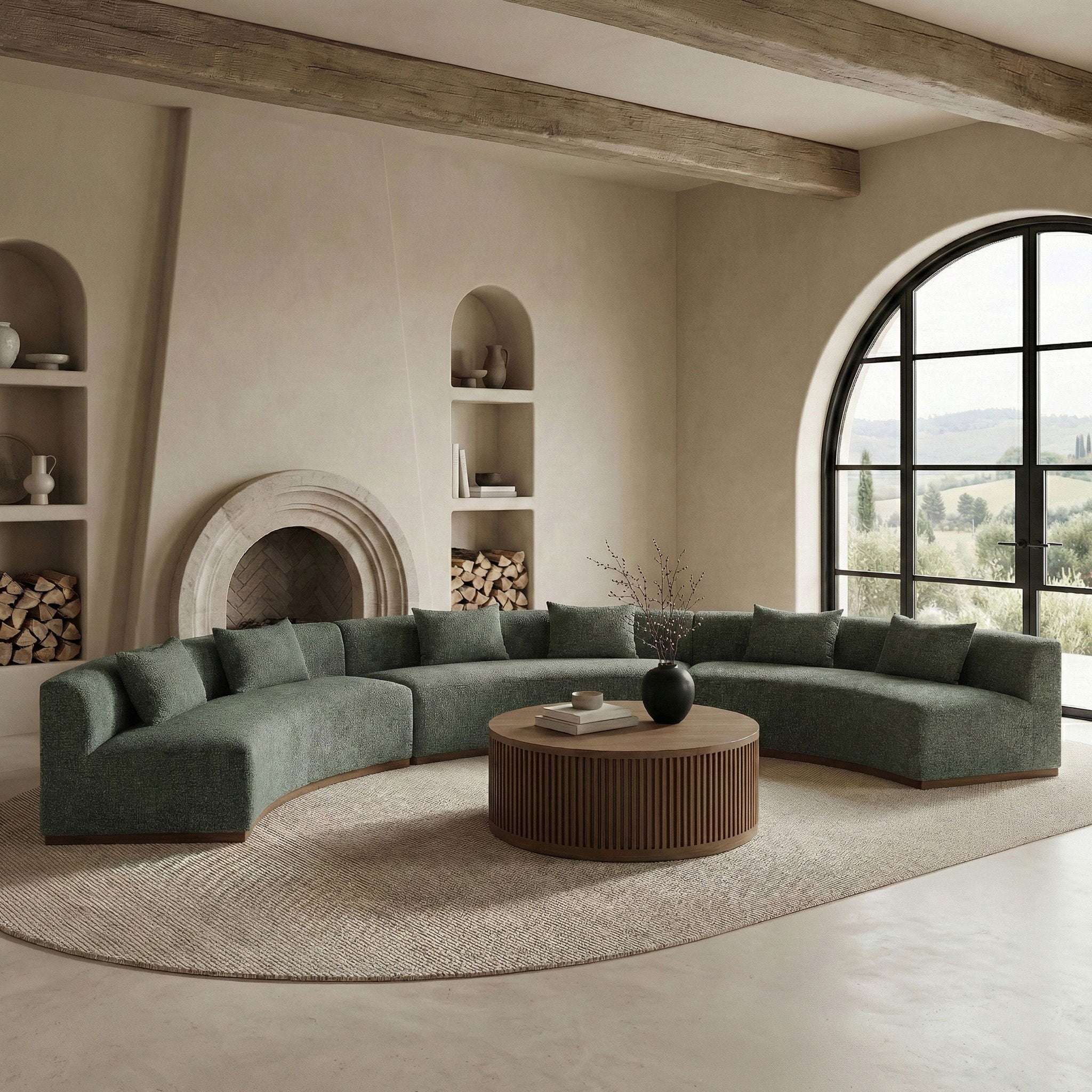 Avanti - Chenille Fabric Upholstered 3 Piece Modular Sectional - Urban Living Furniture (Los Angeles, CA)