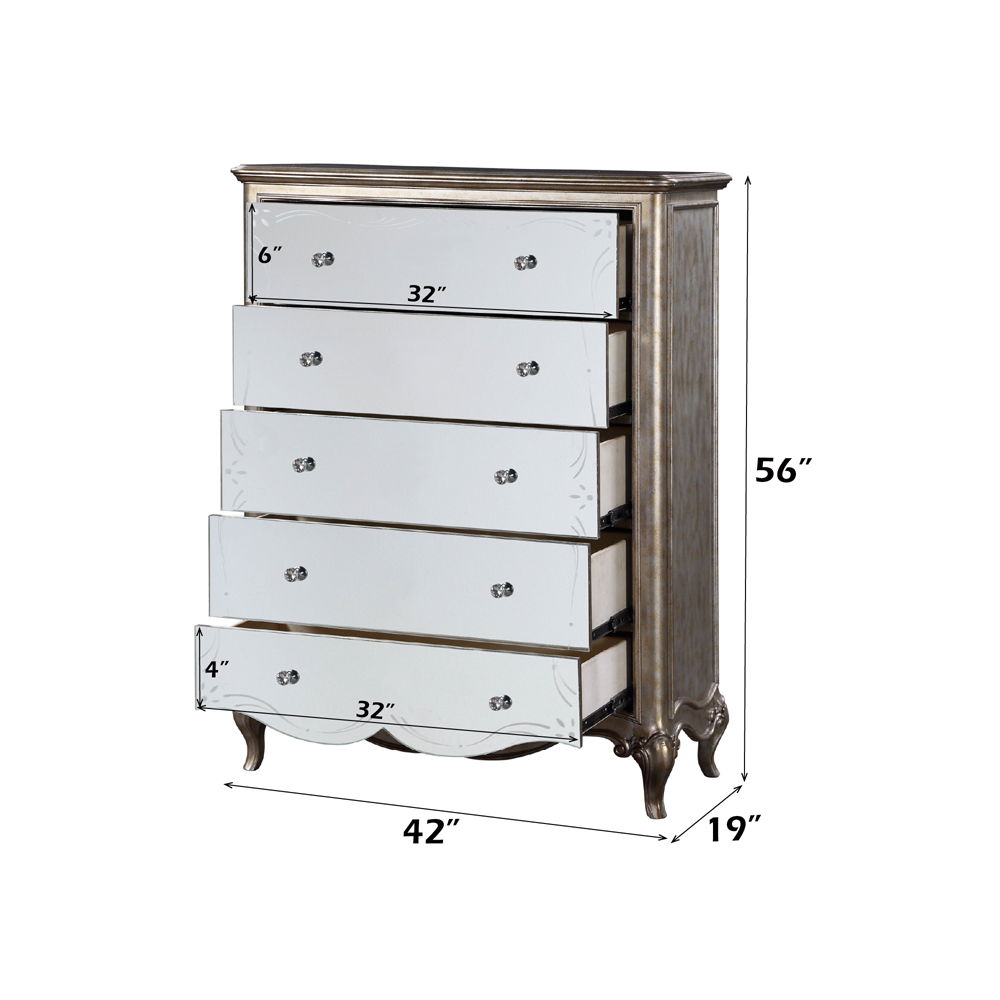 Esteban - Chest - Antique Champagne - Urban Living Furniture (Los Angeles, CA)