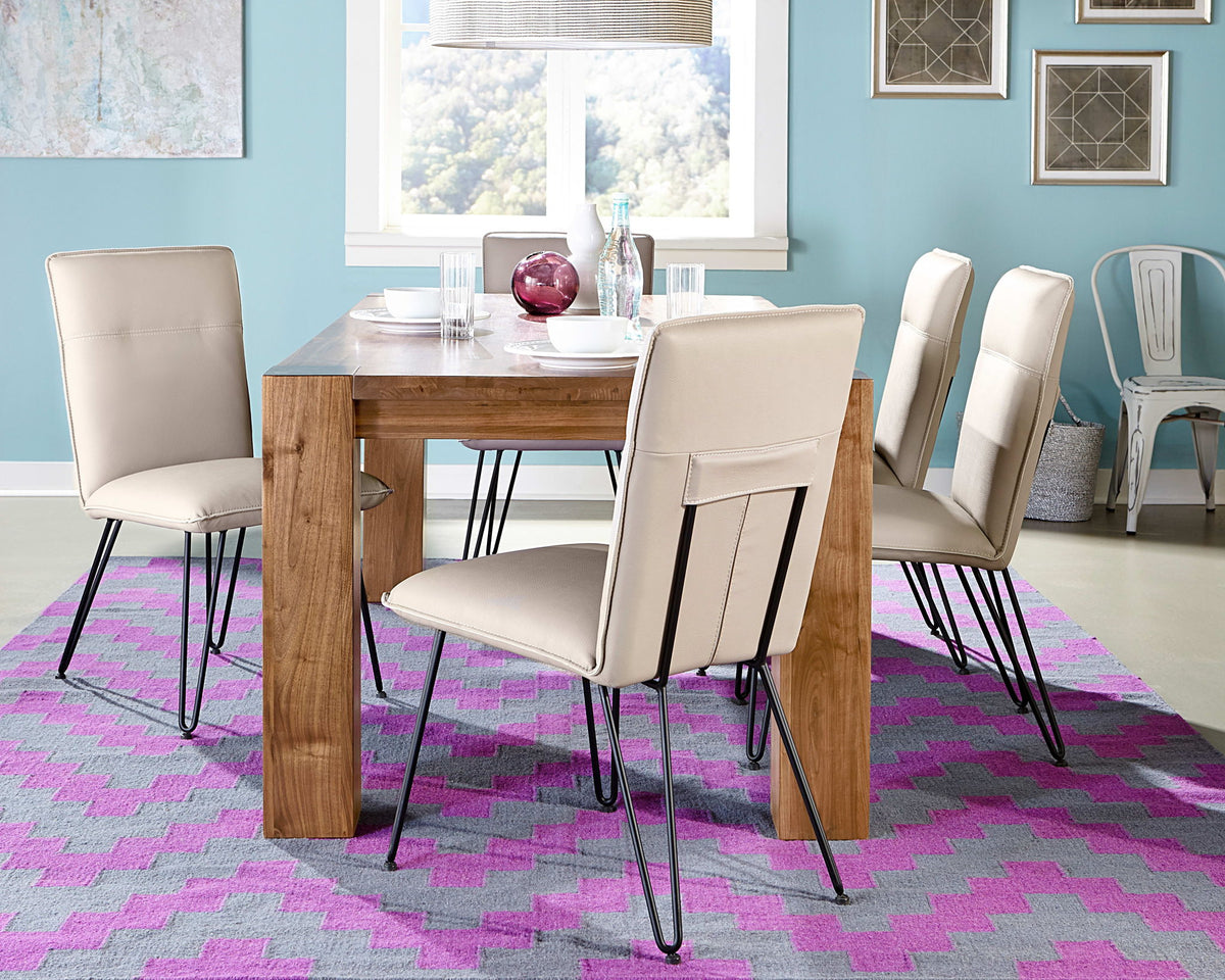 Crossroads - Demi Hairpin Leg Modern Dining Chair (Set of 2)