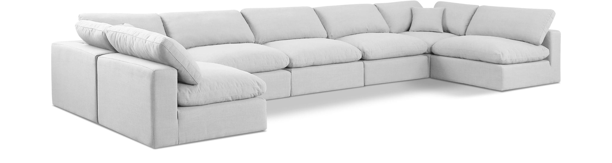 Comfy - 7 Piece Linen Modular Armless Sectional - Urban Living Furniture (Los Angeles, CA)