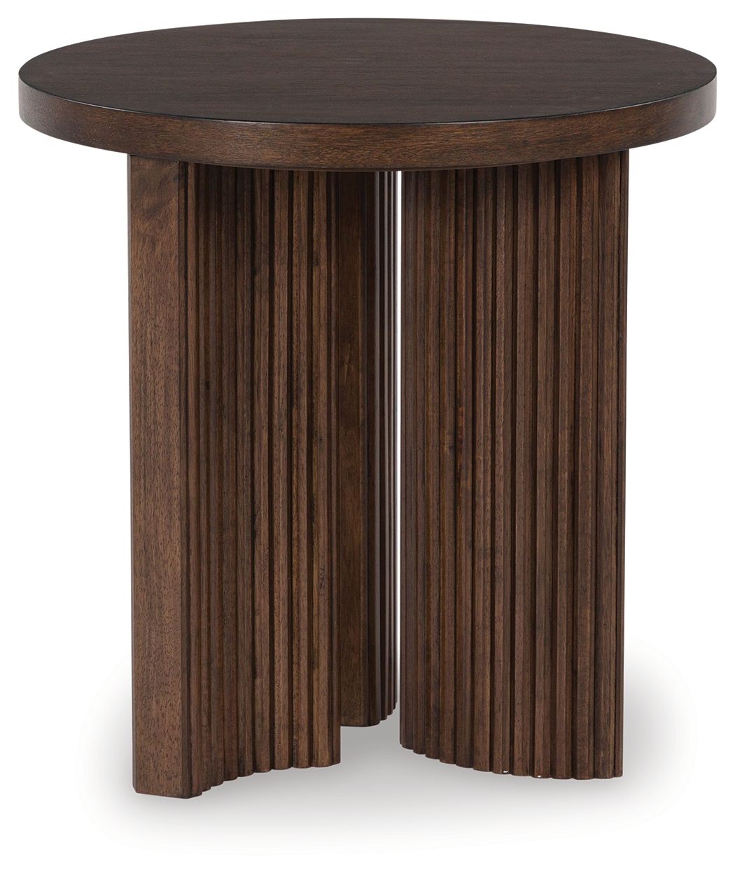 Korestone - Dark Brown - Round End Table - Urban Living Furniture (Los Angeles, CA)