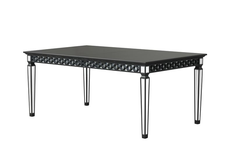 Varian II - Dining Table - Mirrored & Black - Urban Living Furniture (Los Angeles, CA)