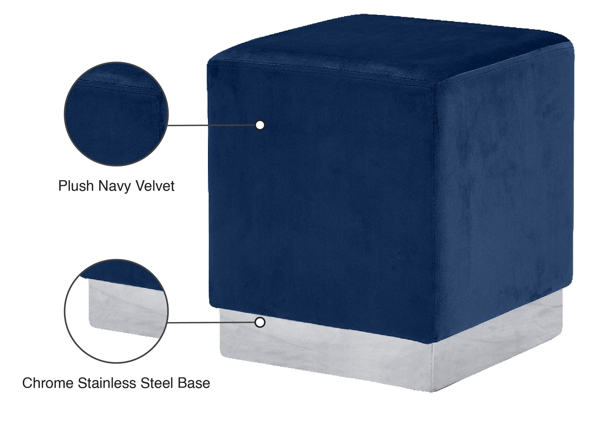 Jax - Stool Ottoman - Urban Living Furniture (Los Angeles, CA)
