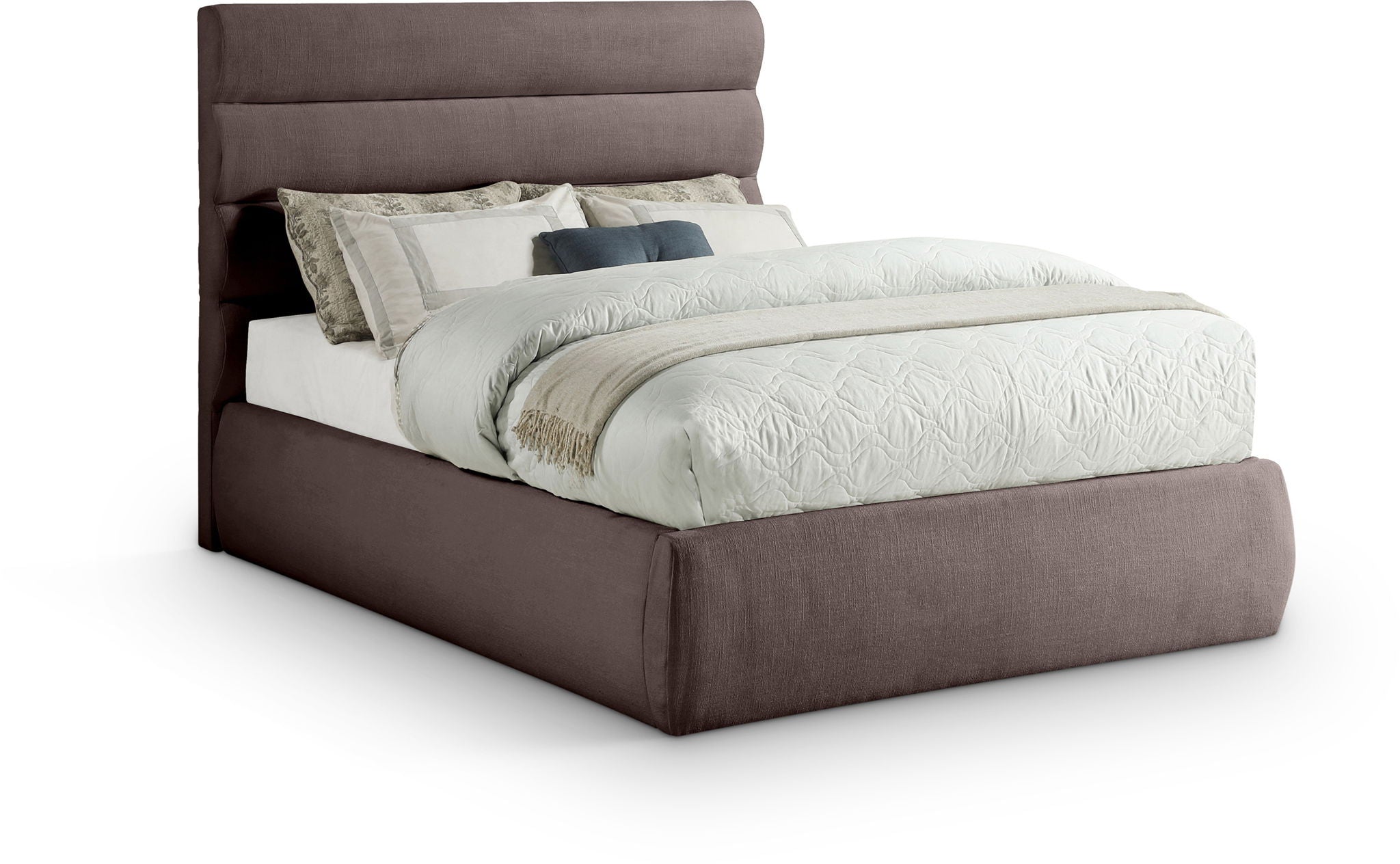 Adam - Linen Fabric Bed With 52" Headboard - Urban Living Furniture (Los Angeles, CA)