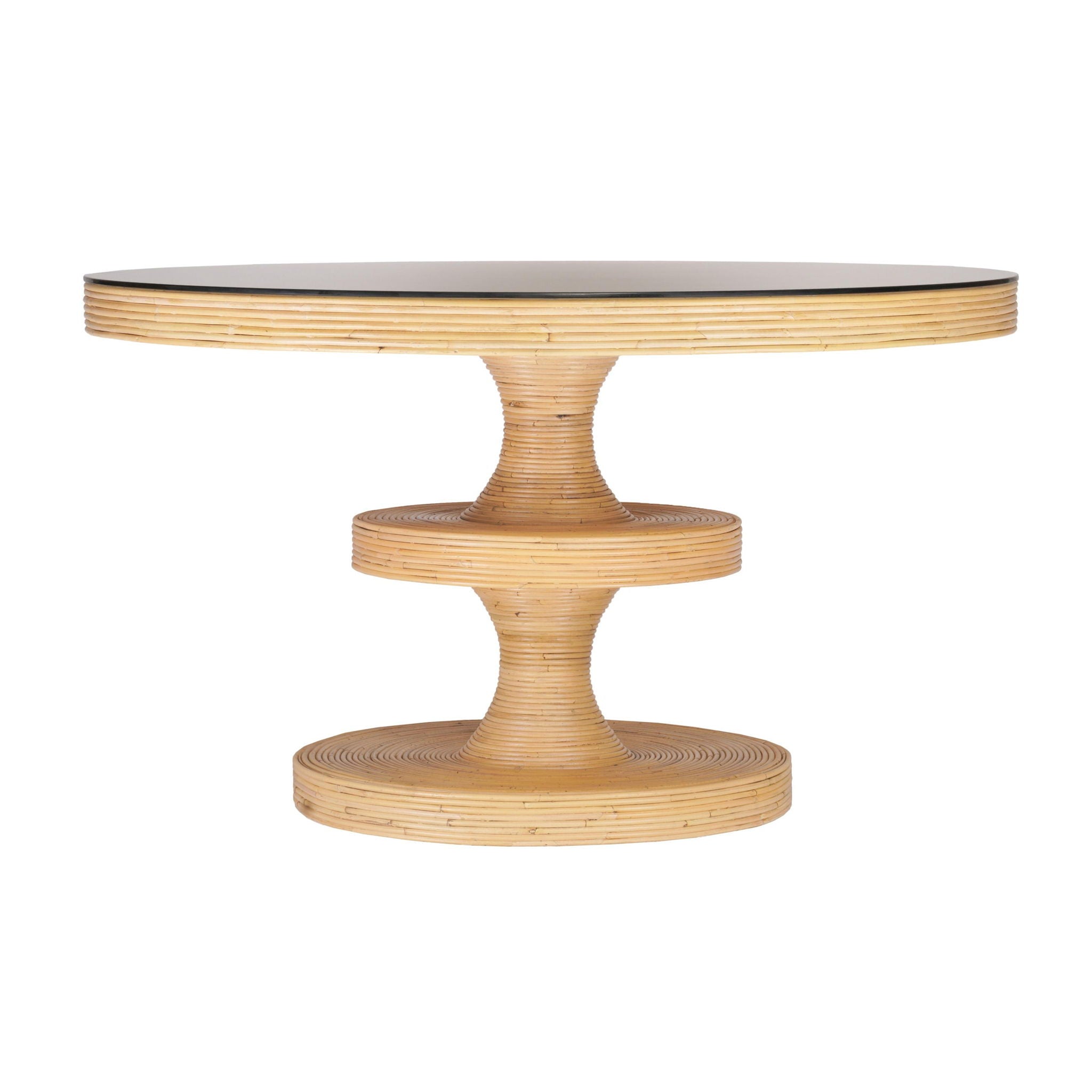 Apollonia - Rattan Round Dining Table - Natural - Urban Living Furniture (Los Angeles, CA)