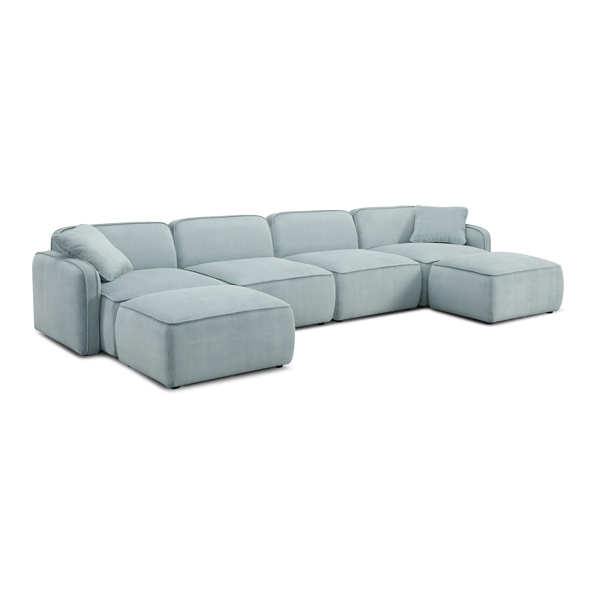 Travie - 6-Piece Modular U-Sectional - Urban Living Furniture (Los Angeles, CA)