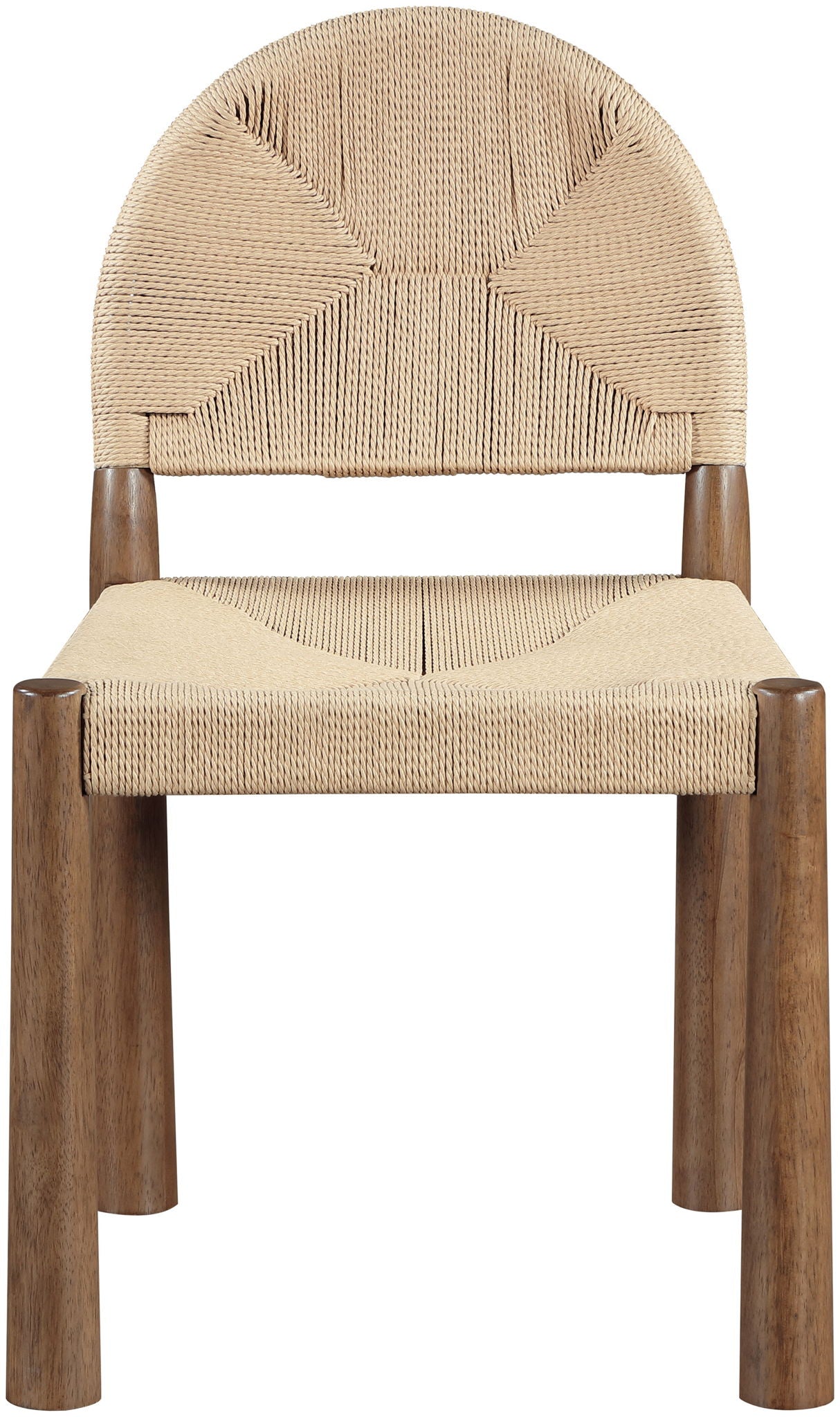 Bohemia - Woven Seagrass Cord And Solid Wood Dining Chair (Set of 2) - Beige - Urban Living Furniture (Los Angeles, CA)