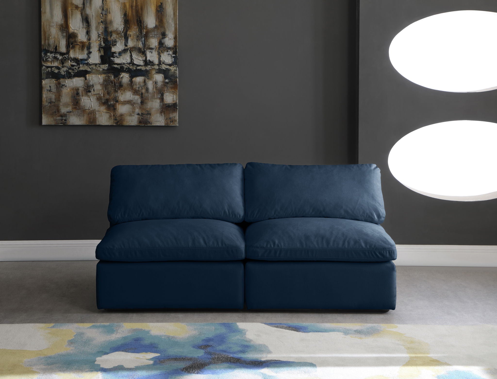 Plush - Modular Armless 2 Seat Sofa - Urban Living Furniture (Los Angeles, CA)