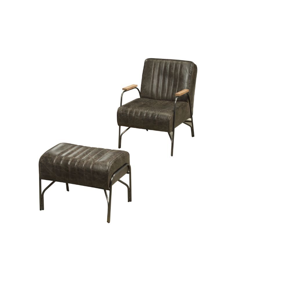 Sarahi - 2Pc Pk Chair & Ottoman - Urban Living Furniture (Los Angeles, CA)