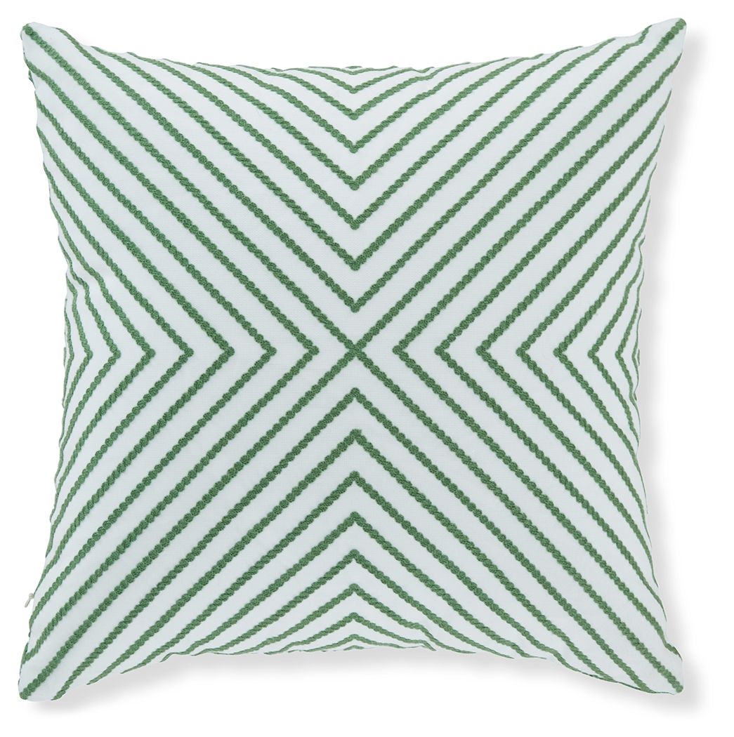 Bellvale - Green / White - Pillow (Set of 4) - Urban Living Furniture (Los Angeles, CA)