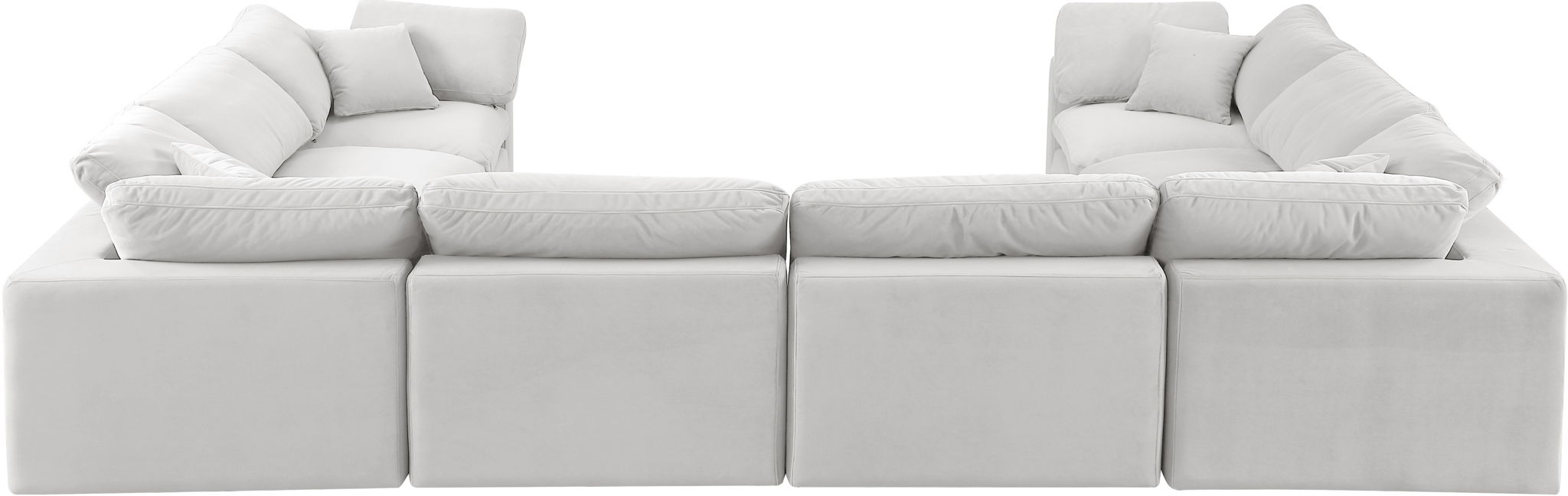 Comfy - 8 Piece Velvet Modular Sectional - Urban Living Furniture (Los Angeles, CA)