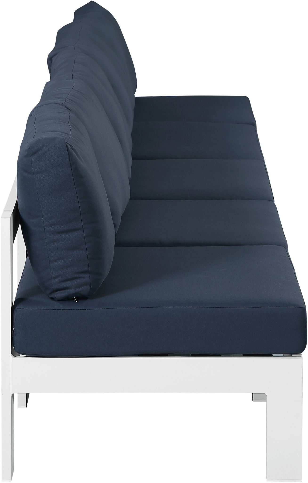 Nizuc - Outdoor Patio 5 Seat Modular Armless Sofa With White Frame - Urban Living Furniture (Los Angeles, CA)