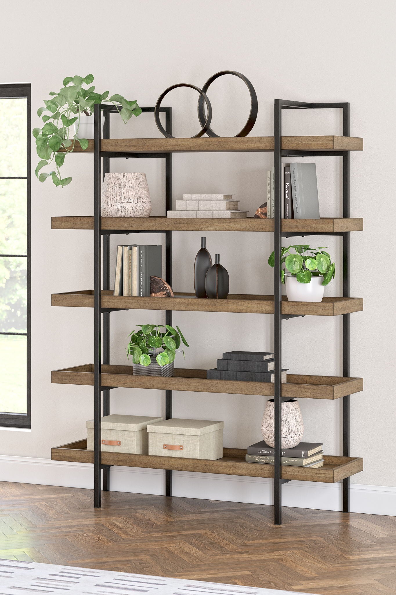 Montia - Light Brown - Bookcase - Urban Living Furniture (Los Angeles, CA)