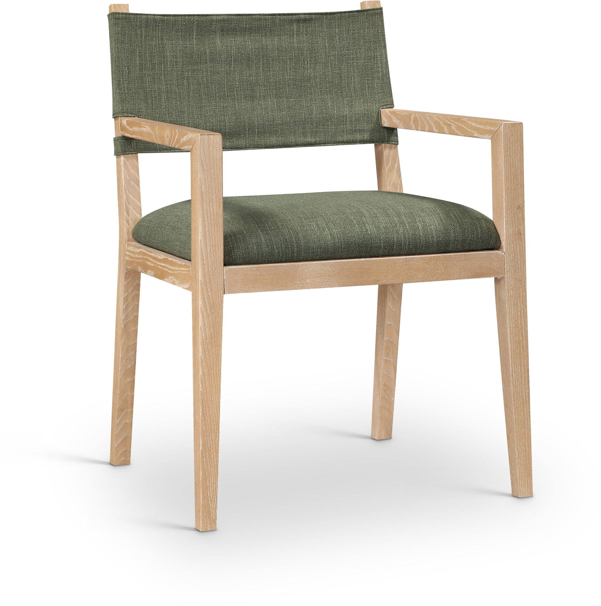 Avon - Linen Textured Performance Fabric Upholstered Dining Arm Chair - Urban Living Furniture (Los Angeles, CA)