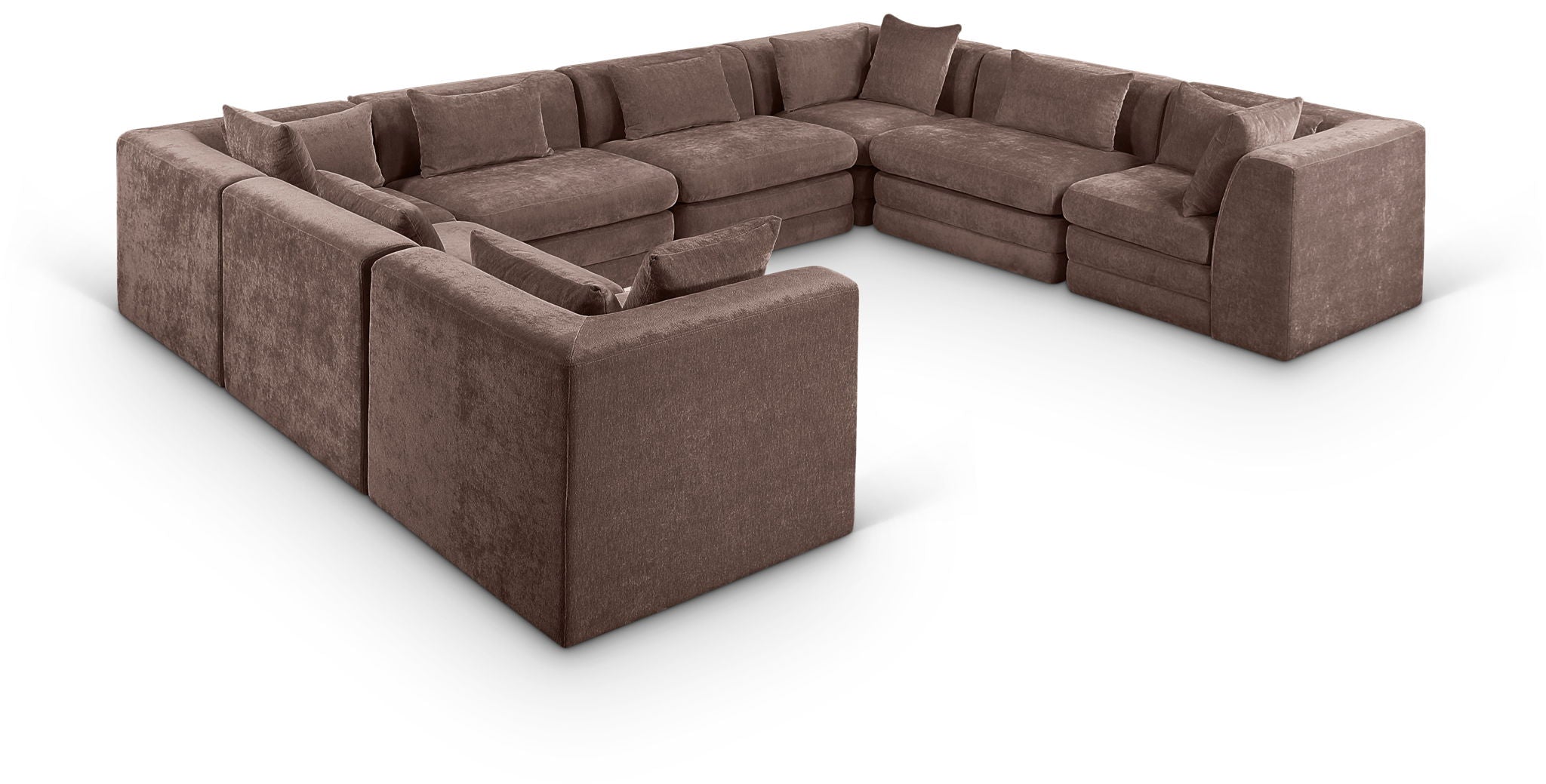 Stellar - 8 Piece Chenille Fabric Upholstered Modular Sectional - Urban Living Furniture (Los Angeles, CA)