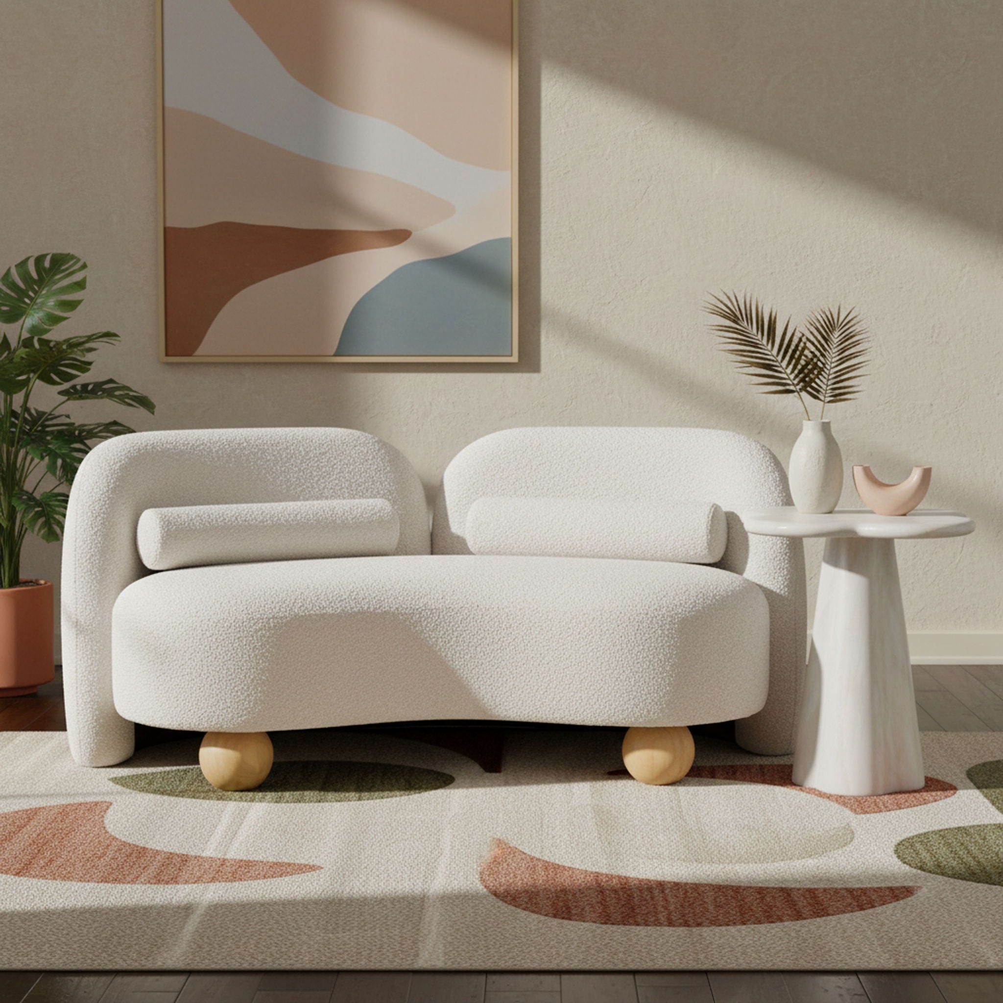 Daphne - Boucle Loveseat - Urban Living Furniture (Los Angeles, CA)
