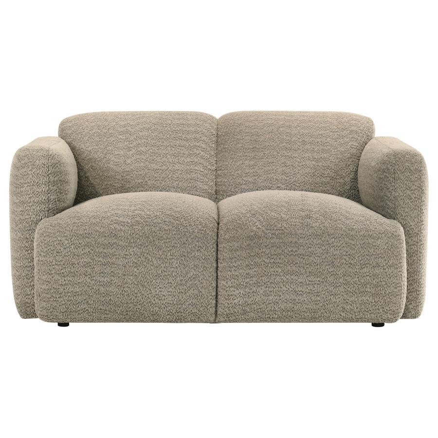 Dorset - Fabric Upholstered Round Track Arm Loveseat - Urban Living Furniture (Los Angeles, CA)