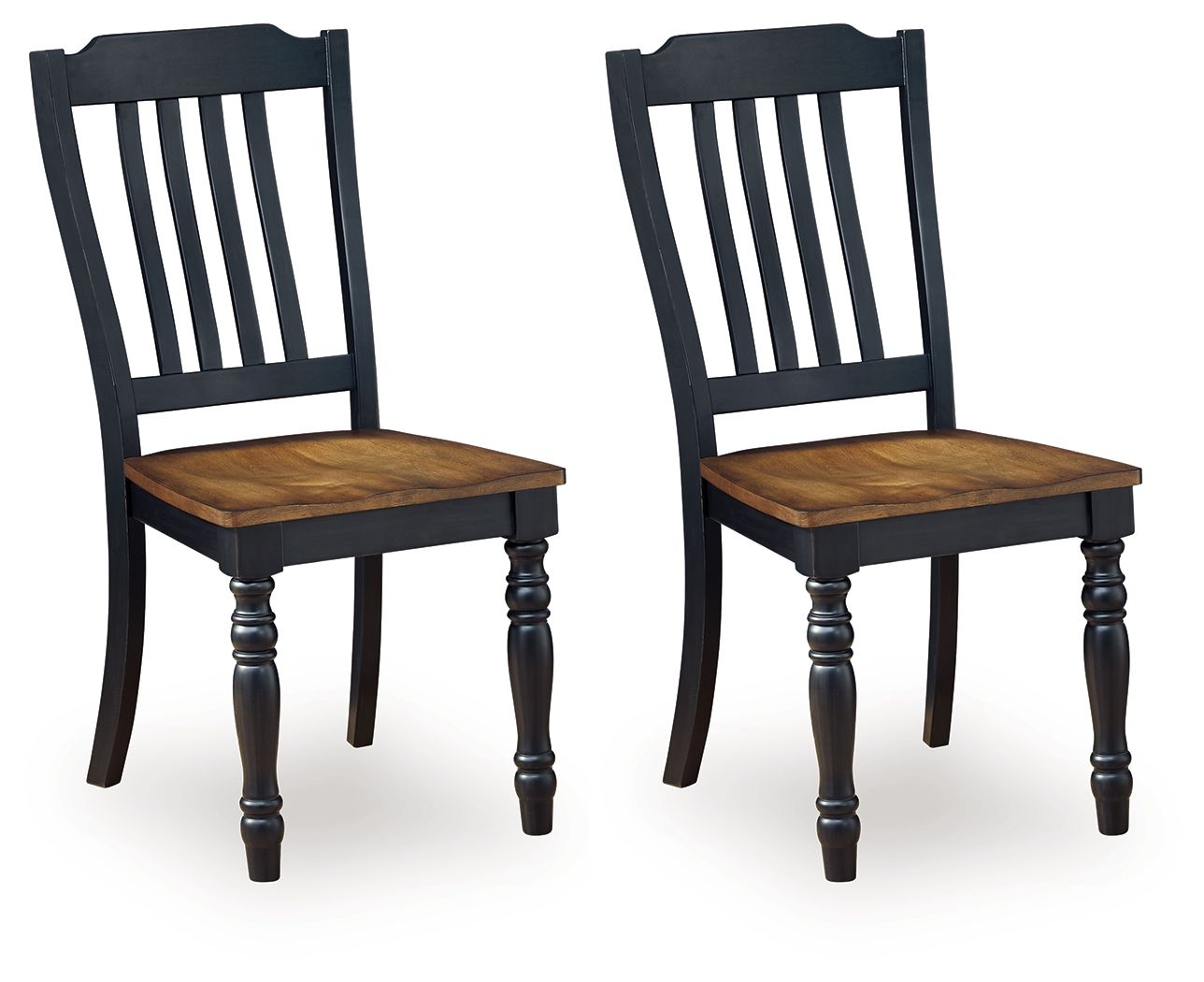 Clorazi - Dining Room Side Chair (Set of 2) - Black / Brown - Urban Living Furniture (Los Angeles, CA)