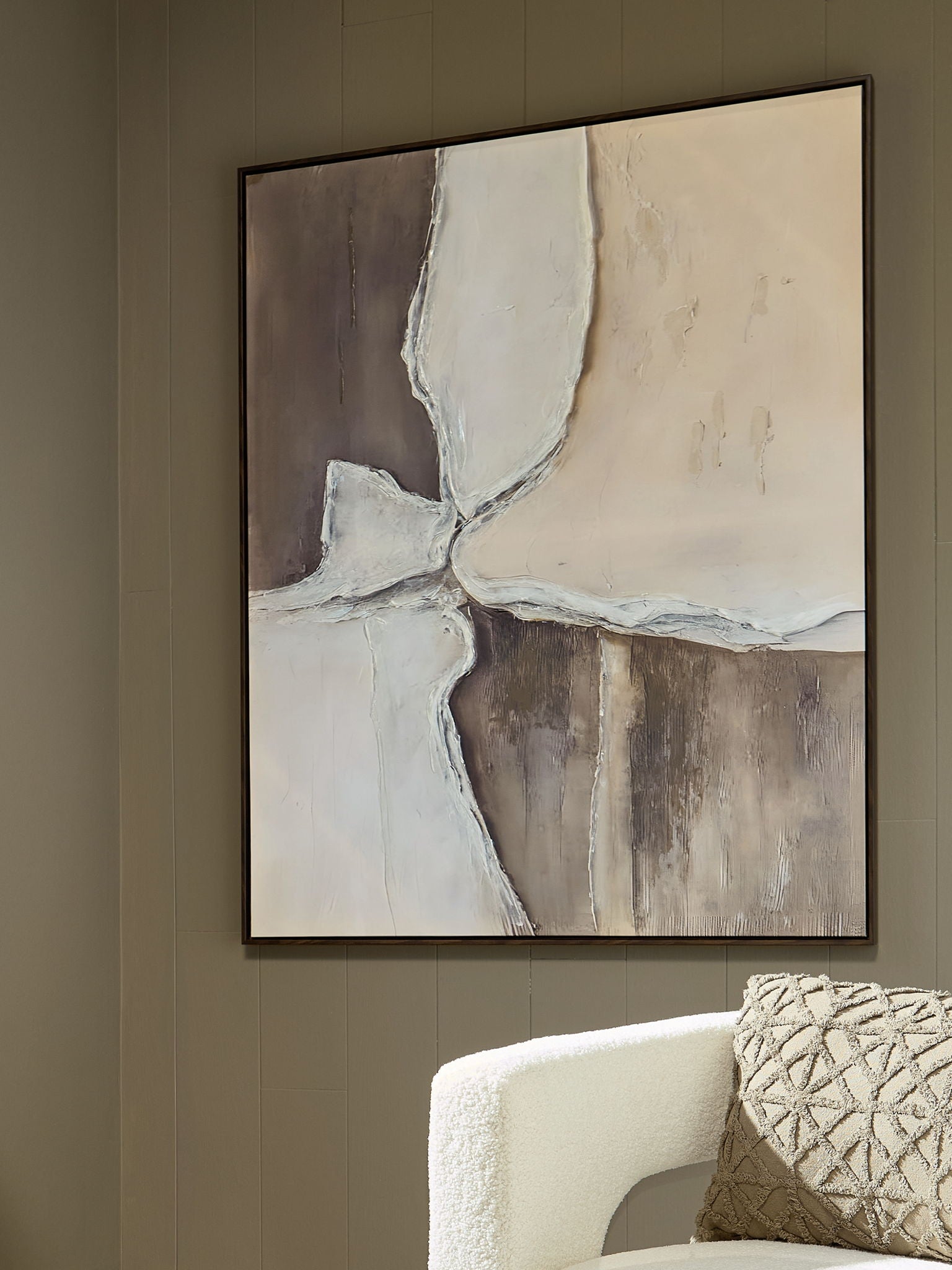 Junward - Brown / Tan / White - Wall Art - Urban Living Furniture (Los Angeles, CA)