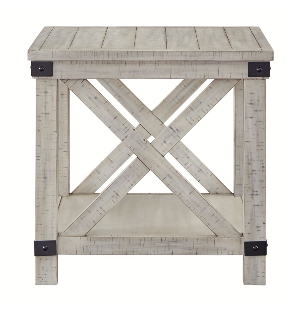 Carynhurst - Whitewash - Rectangular End Table - Urban Living Furniture (Los Angeles, CA)