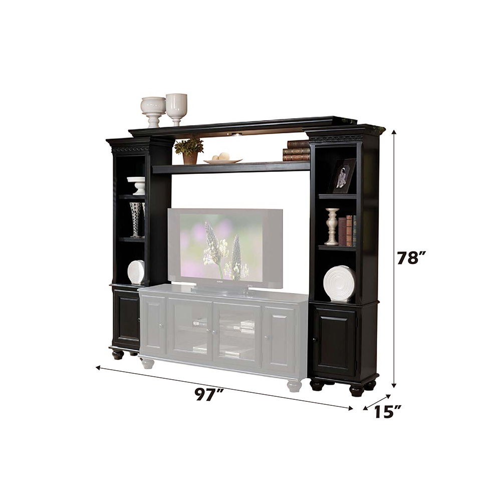 Ferla - Wood Entertainment Center - Black - Urban Living Furniture (Los Angeles, CA)