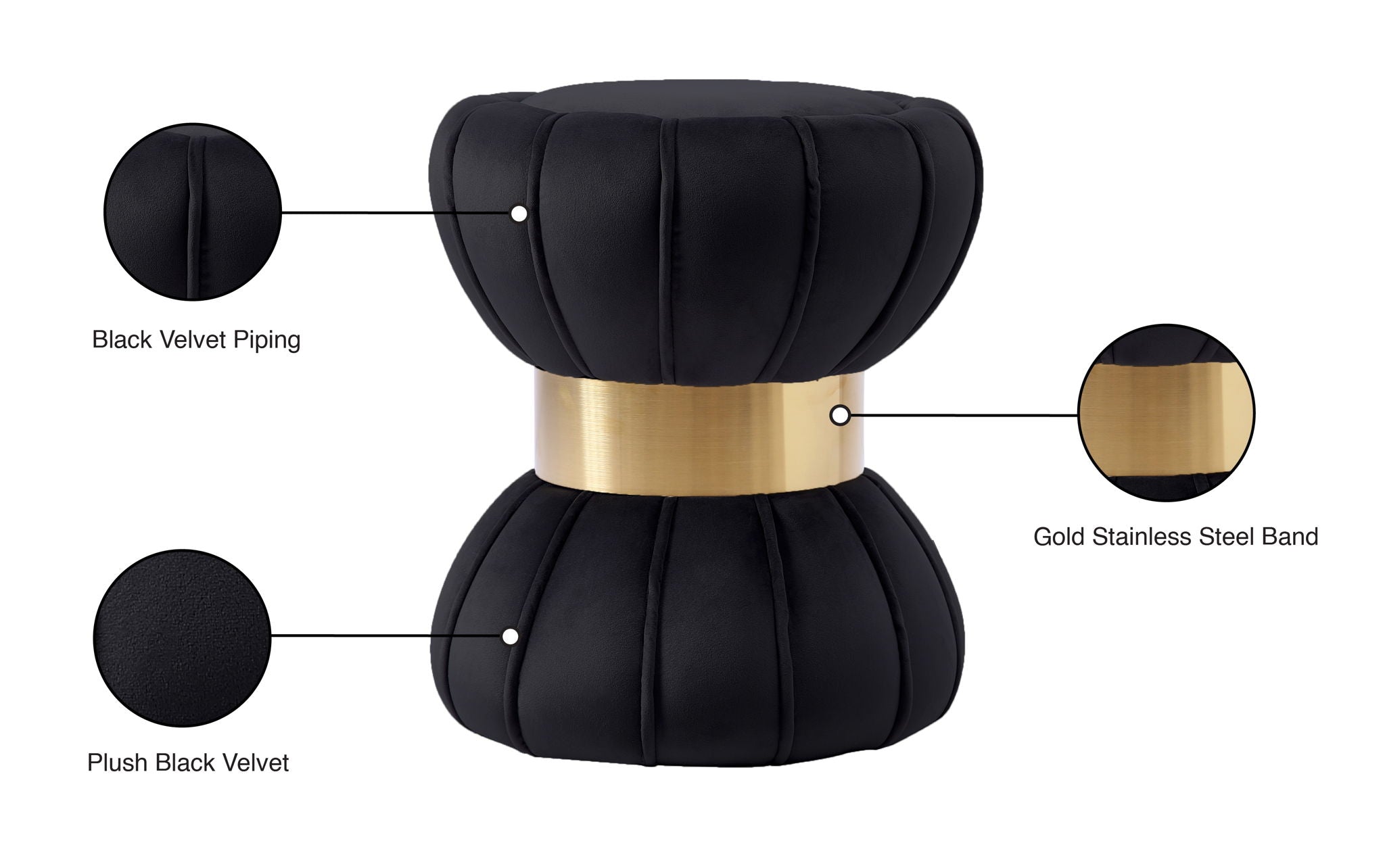 Vino - Stool Ottoman - Urban Living Furniture (Los Angeles, CA)
