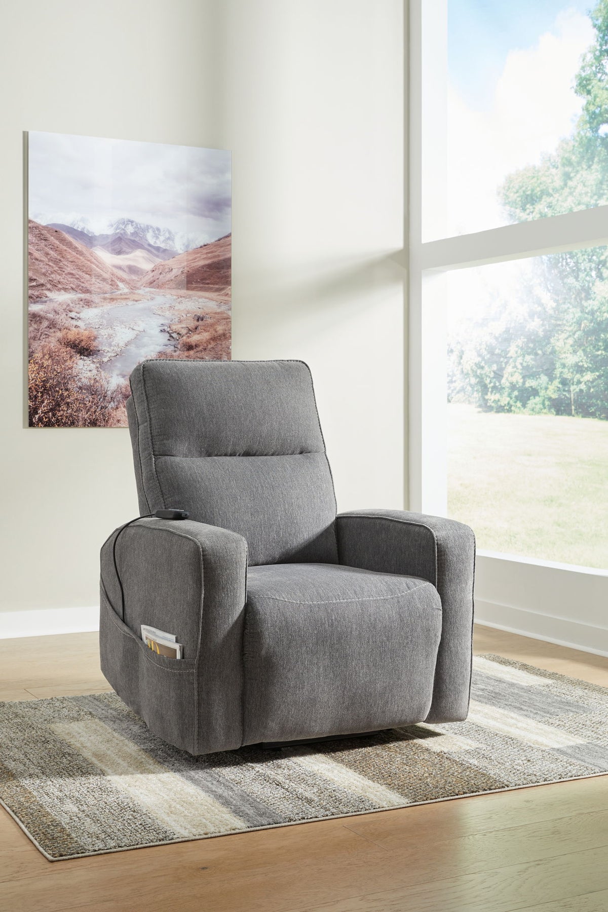 Starganza - Power Lift Recliner - Gray - Urban Living Furniture (Los Angeles, CA)