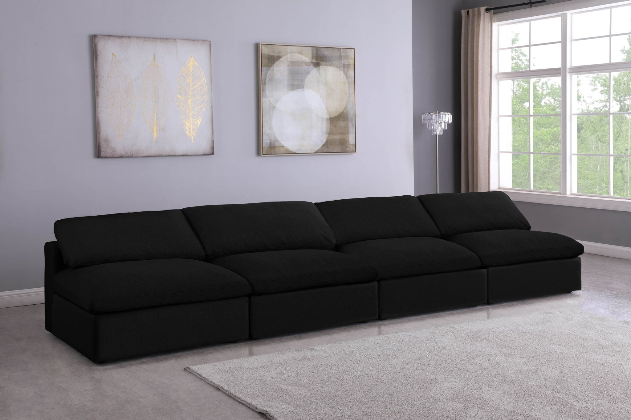 Serene - Modular Armless 4 Seat Sofa - Urban Living Furniture (Los Angeles, CA)