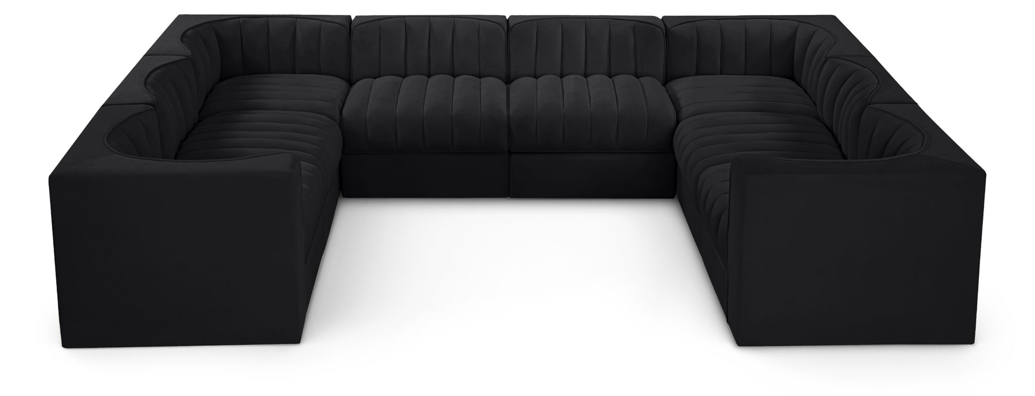 Rummi - Velvet Performance Fabric Upholstered Modular Sectional - Urban Living Furniture (Los Angeles, CA)
