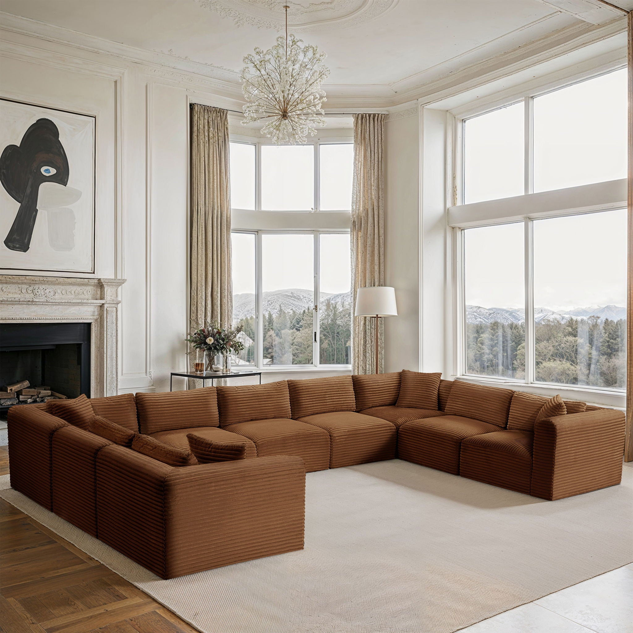 Shaggy - 9 Piece Modular U-Shaped Sectional - Urban Living Furniture (Los Angeles, CA)