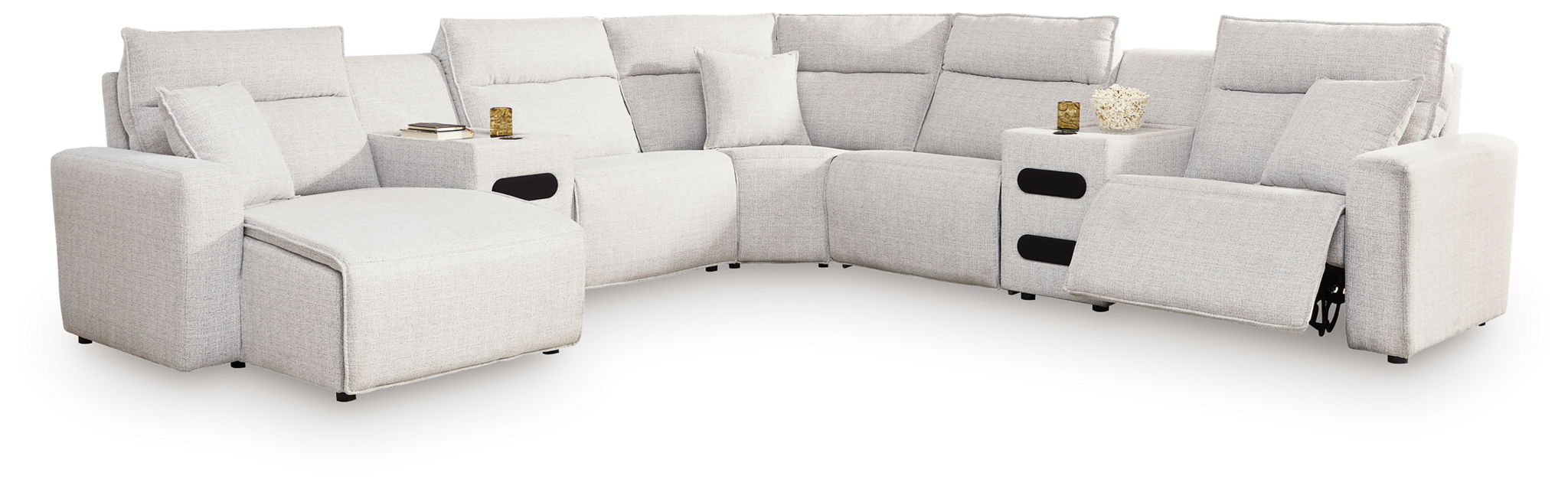 Modmax II - Reclining Sectional - Stone - Urban Living Furniture (Los Angeles, CA)