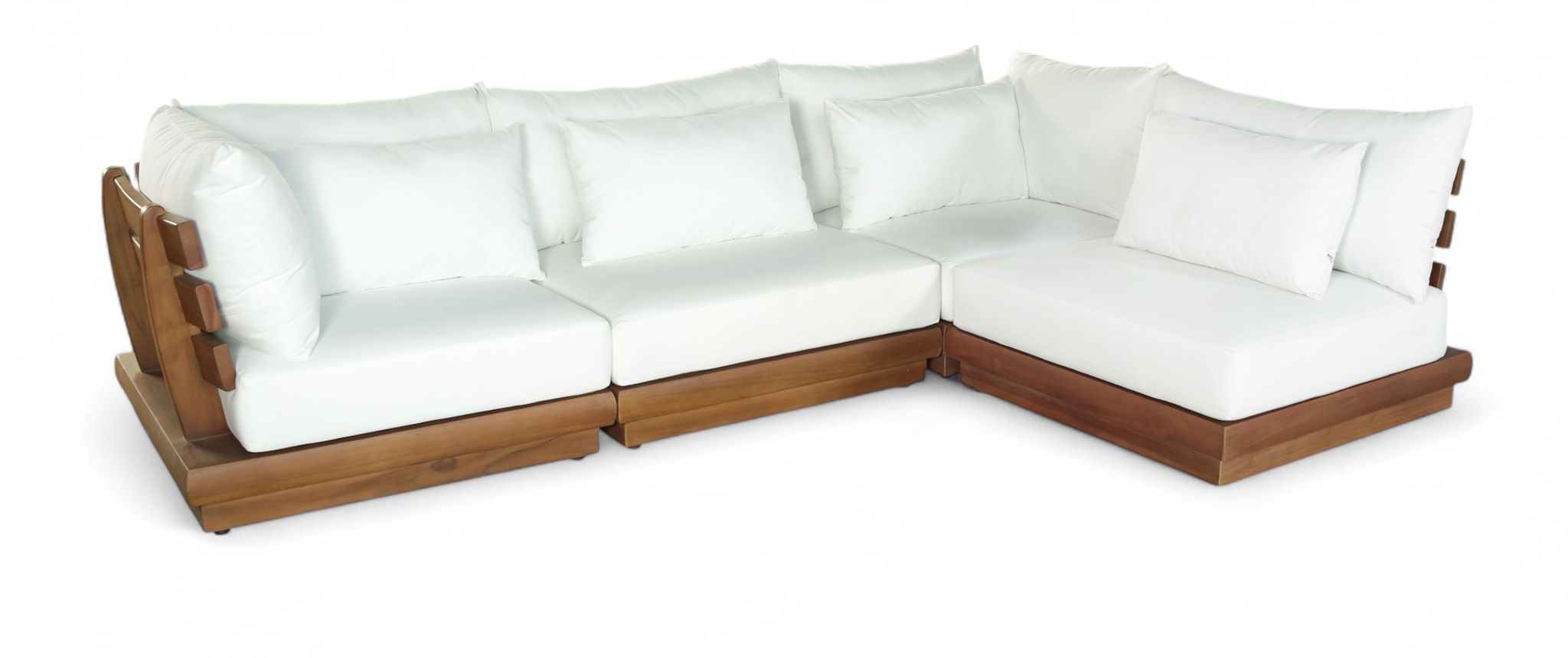 Mirella - 4 Piece Water Resistant Fabric Outdoor Patio Modular Sectional - Urban Living Furniture (Los Angeles, CA)