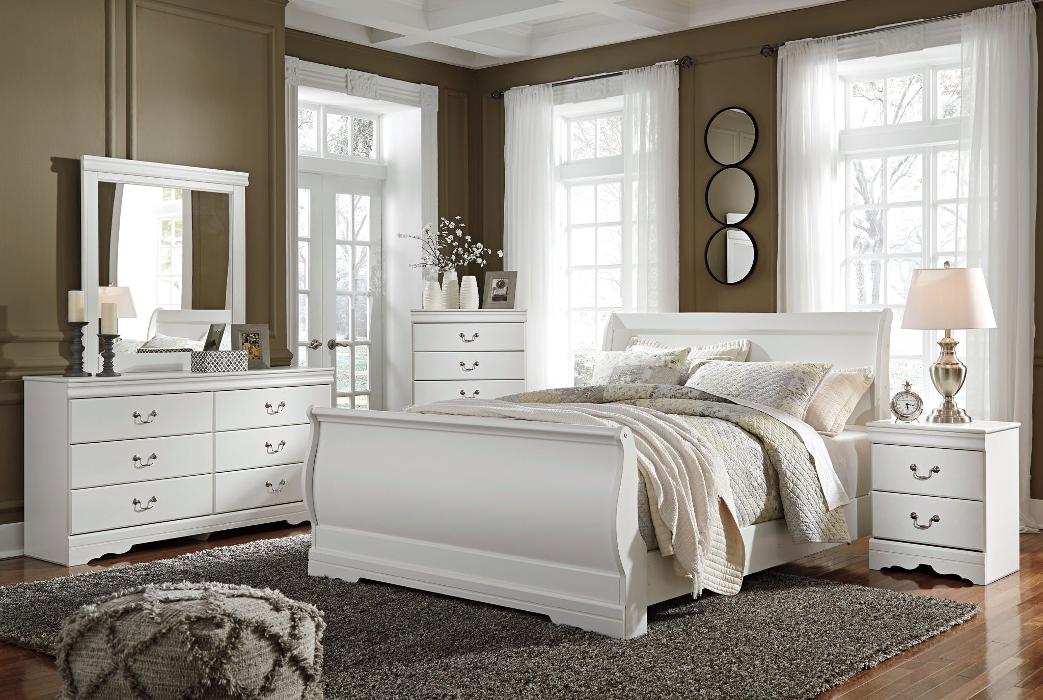 Anarasia - Sleigh Bed Set - Urban Living Furniture (Los Angeles, CA)
