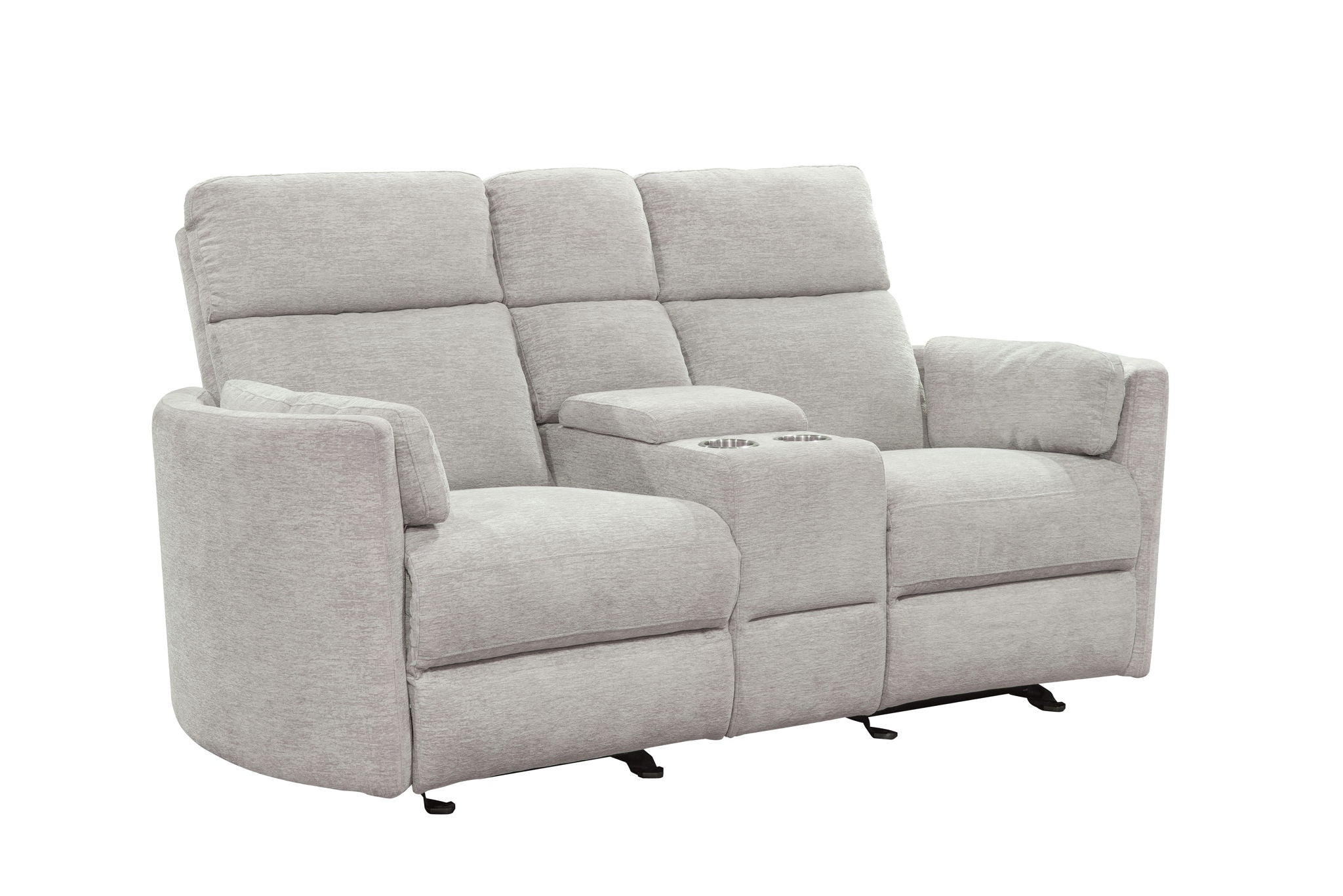 Radius - Power Glider Reclining Console Loveseat - Mineral - Urban Living Furniture (Los Angeles, CA)