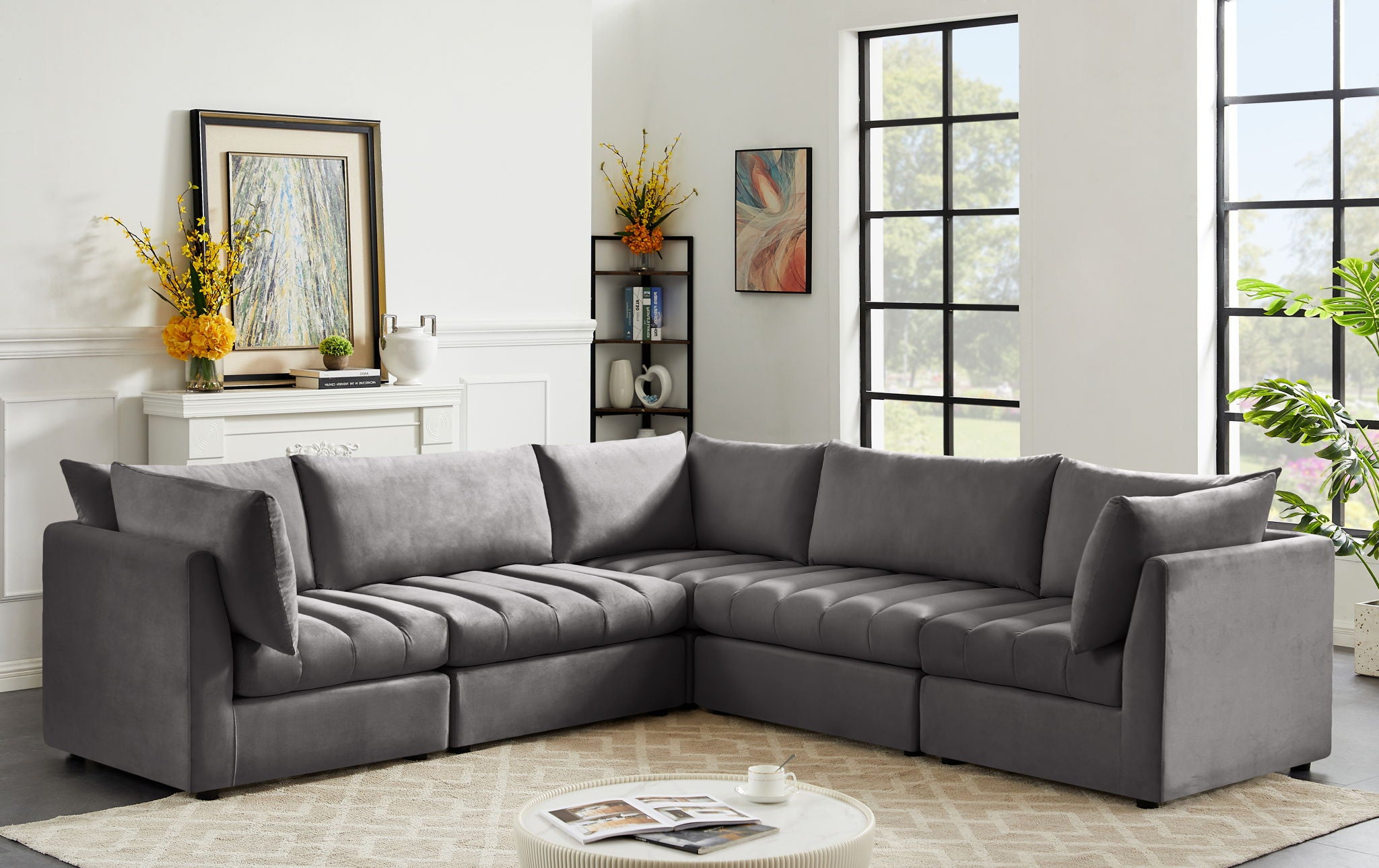 Jacob - Modular Corner Sectional 5 Piece - Urban Living Furniture (Los Angeles, CA)