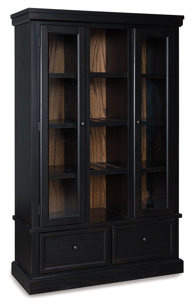 Greddinton - Black / Brown - Curio - Urban Living Furniture (Los Angeles, CA)
