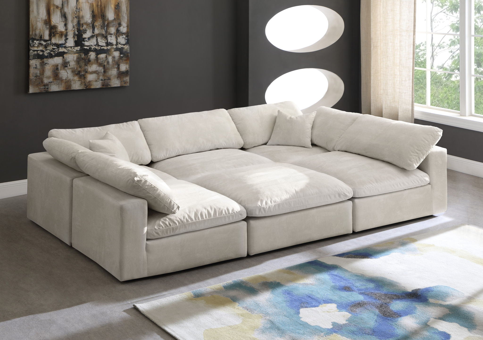 Cozy - 6 Piece Modular Sectional - Urban Living Furniture (Los Angeles, CA)