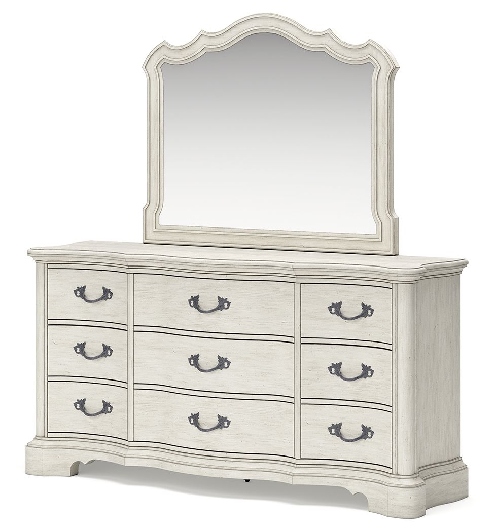 Arlendyne - Antique White - Dresser And Mirror - Urban Living Furniture (Los Angeles, CA)